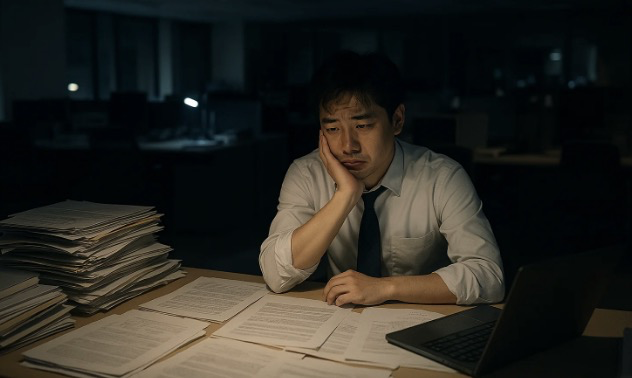 Late-Night Office Grind