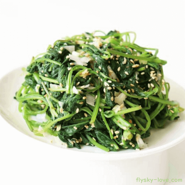 취나물로 만든 나물