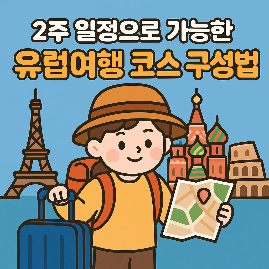 🧳 2주 일정으로 가능한 유럽여행 코스 구성법 (도시별 추천)