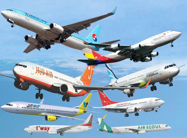 국내저가항공-비행기사진