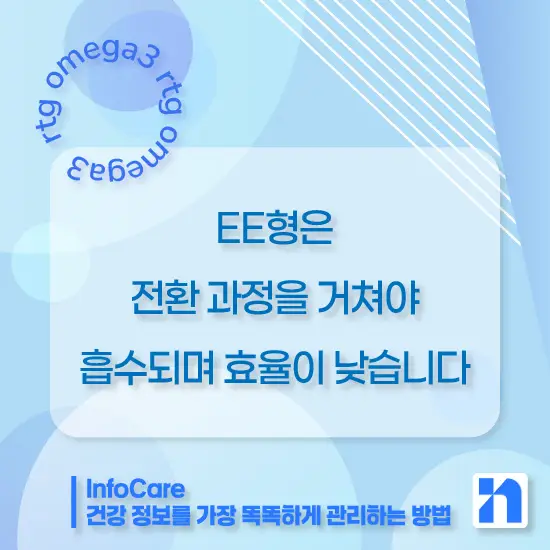 rTG 오메가3 효능 효과 비교