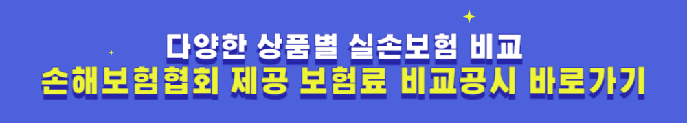 손해보험협회 실손보험 상품비교 공시 사이트