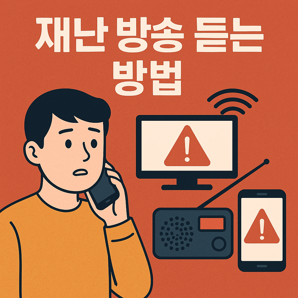 재난방송 듣는 사람