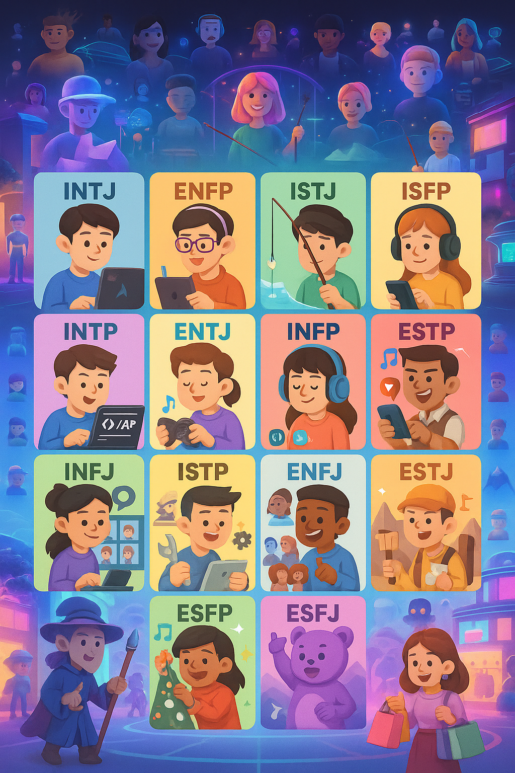 MBTI๋ณ ๋ฉํ๋ฒ์ค ์ฆ๊ธฐ๋ ๋ฐฉ๋ฒ โ ์ฑ๊ฒฉ์ ๋ง๋ ๊ฐ์ํ์ค ๊ฐ์ด๋