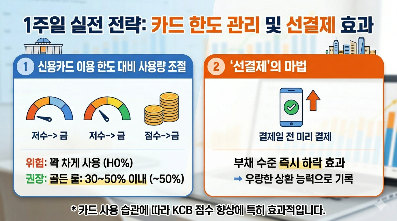 신용 점수 올리기 비법