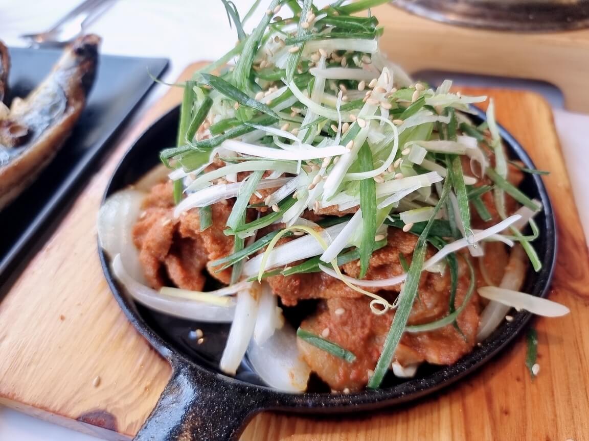 파채가득한 숯불고추장 불고기