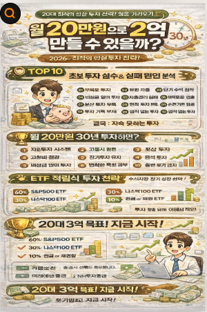 월 20만원으로 2억 만들기 (30년 투자 수익 공개)