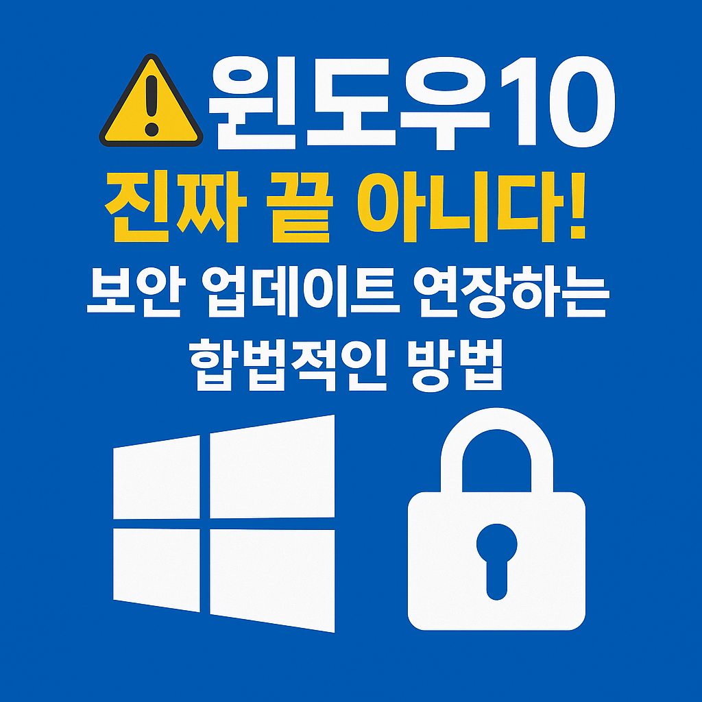 보안 업데이트 연장