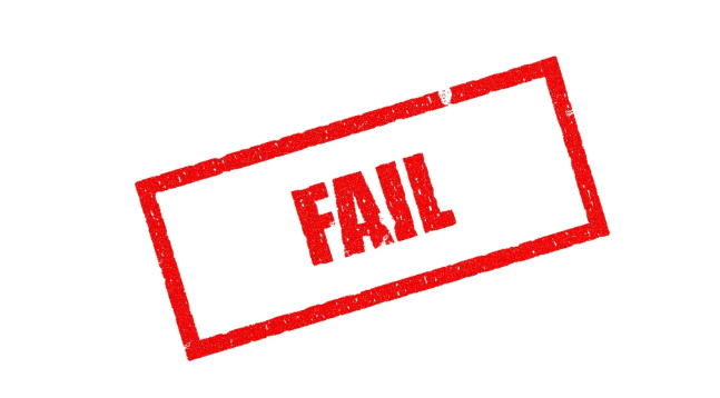 실패라는-뜻의-영문자-FAIL의-이미지