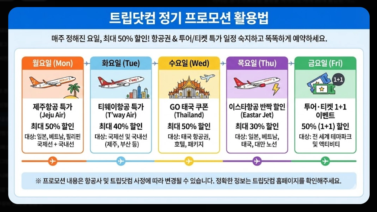 트립닷컴 항공권 할인코드