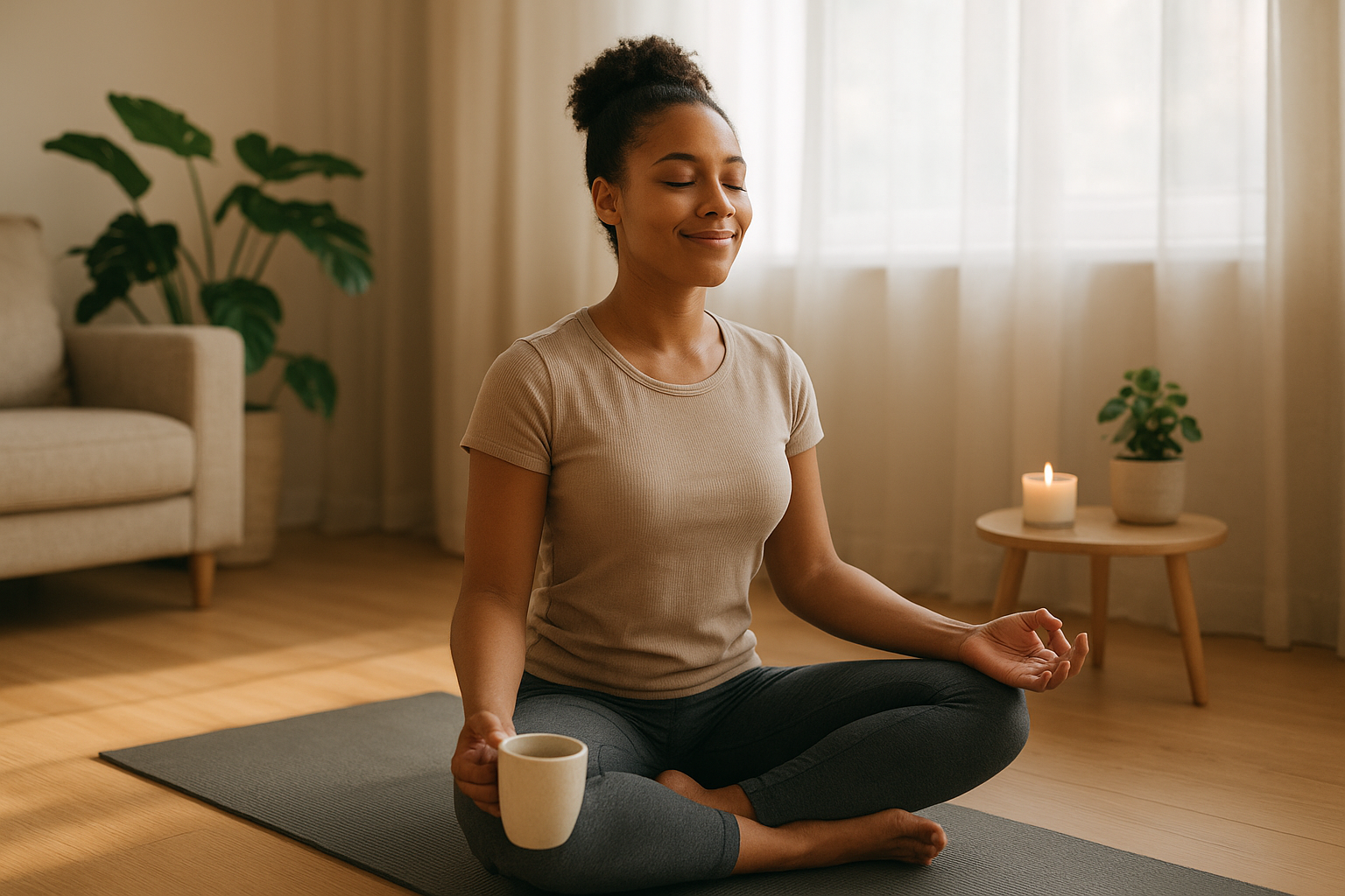 번아웃 에방을 위한 명상 이미지