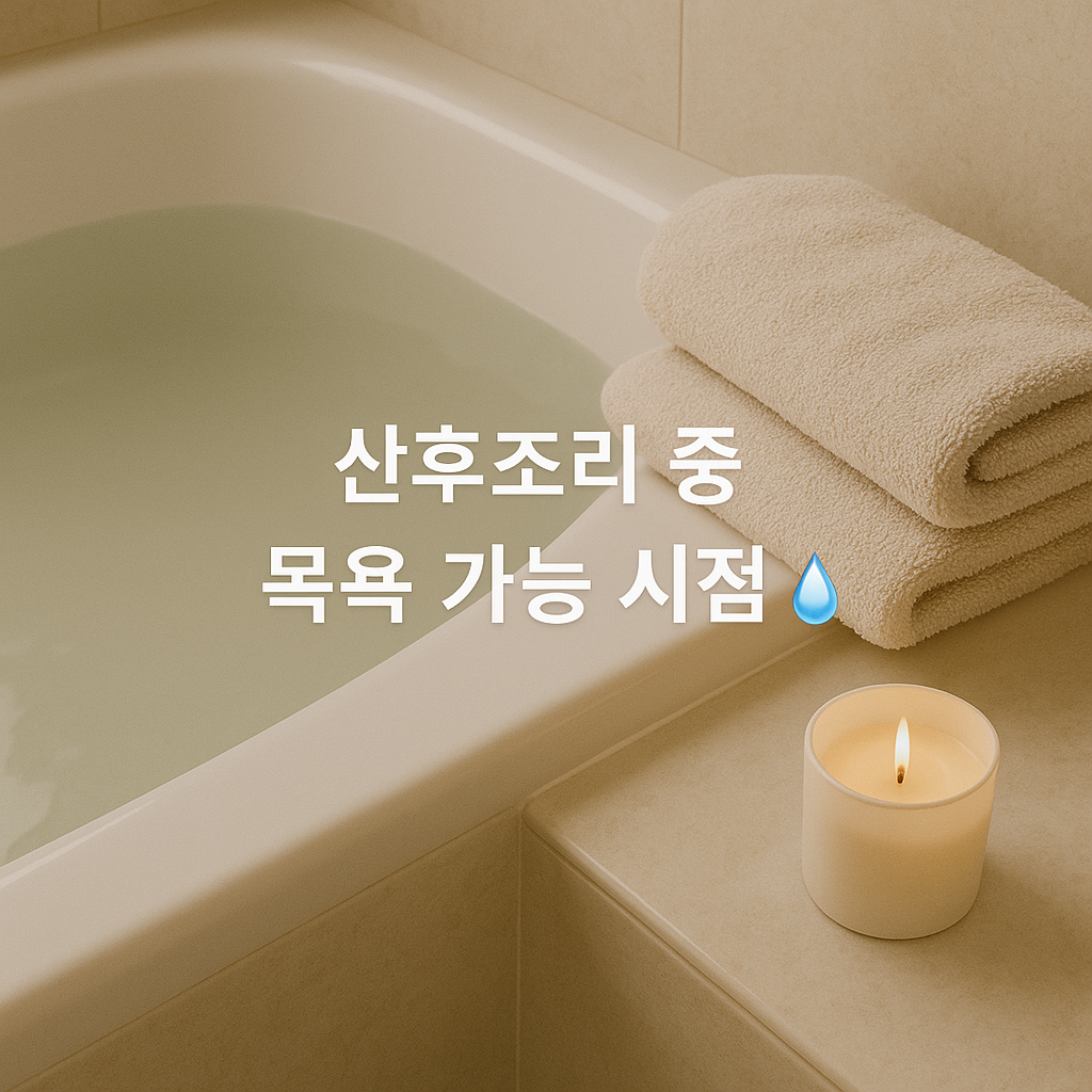 산후조리 중 샤워·목욕, 정말 하면 안될까 언제부터 괜찮을까 🛁