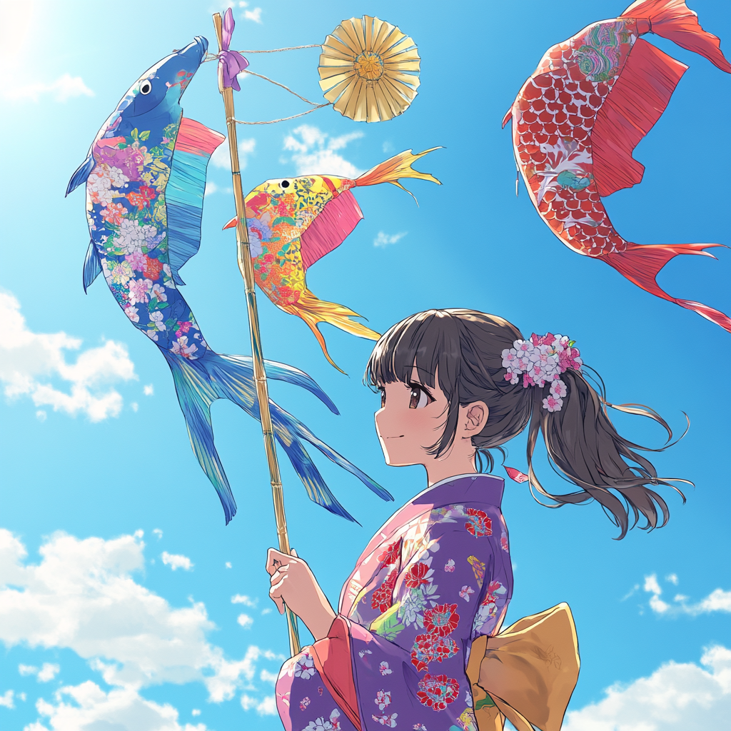 니지모리 스튜디오 마을 체험하는 여성의 모습