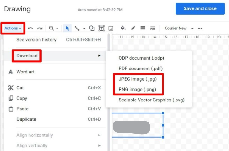 구글-텍스트를-이미지로-저장