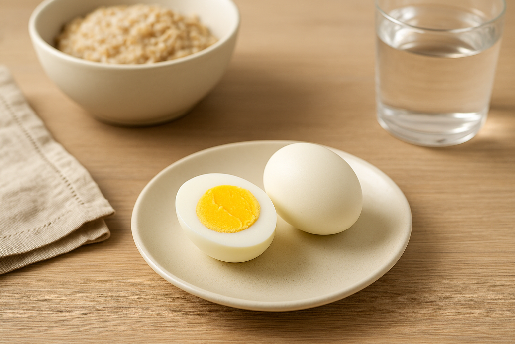 삶은 달걀 하나로 단백질 충전하는 다이어트 맞춤 아침 식단