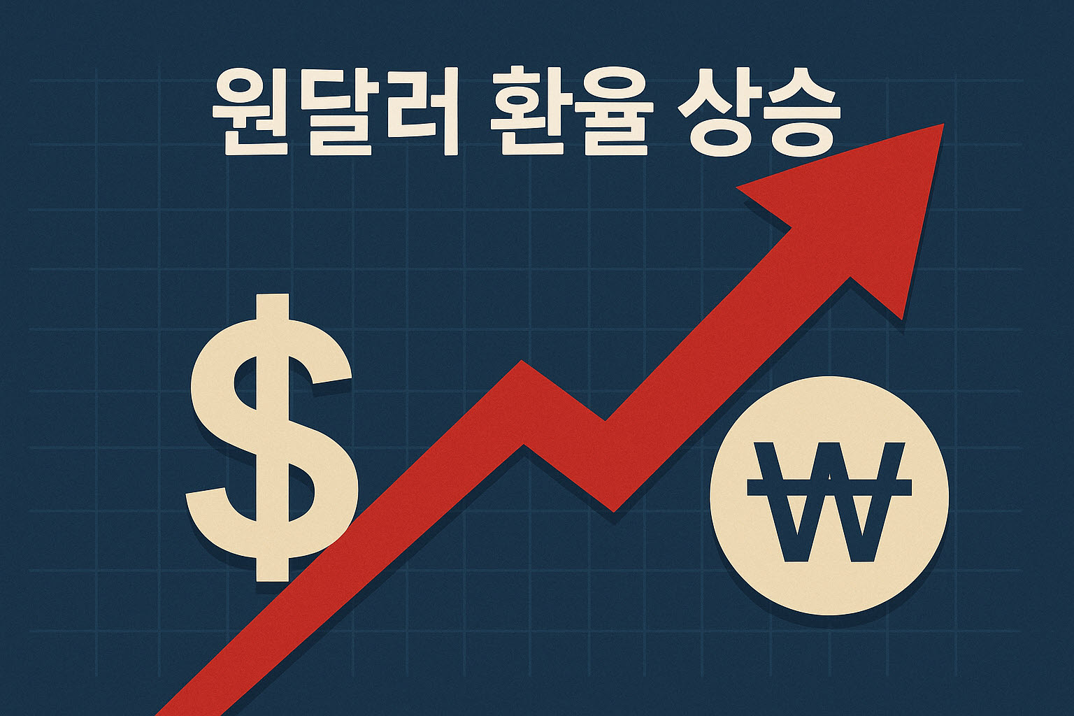 원달러 환율 상승 이미지