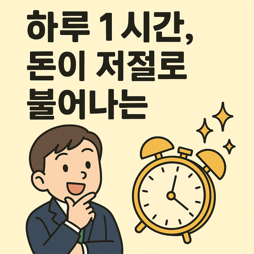 하루 1시간, 돈이 불어나는 시간 관리법