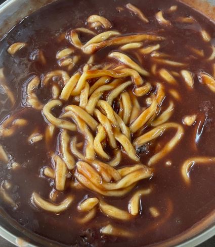 팥칼국수