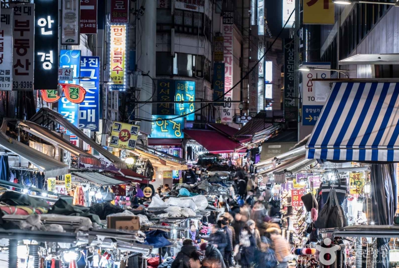 서울 남대문시장 야경