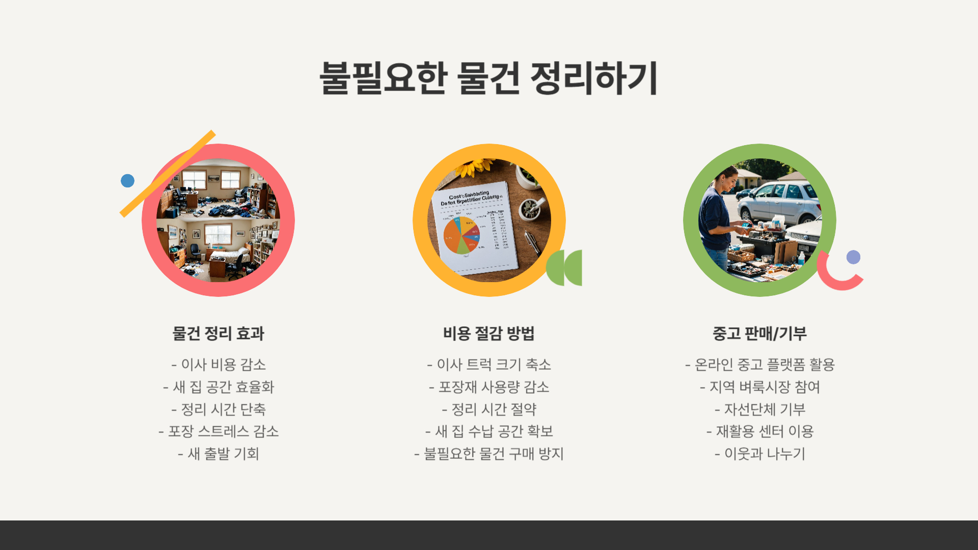 이사 비용 절감 팁