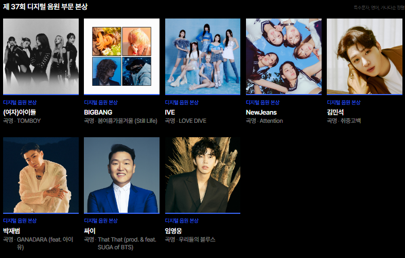 제37회-골든디스크-어워즈-2023-음원-부문-본상
