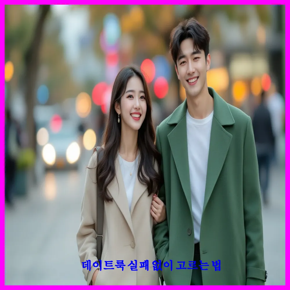 데이트룩 실패 없이 고르는 법