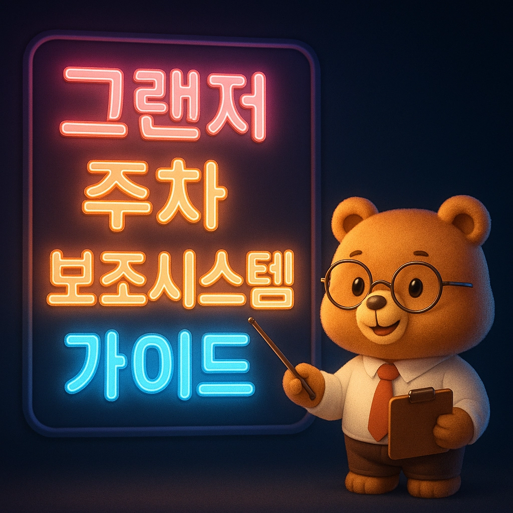 그랜저 주차 보조시스템 가이드