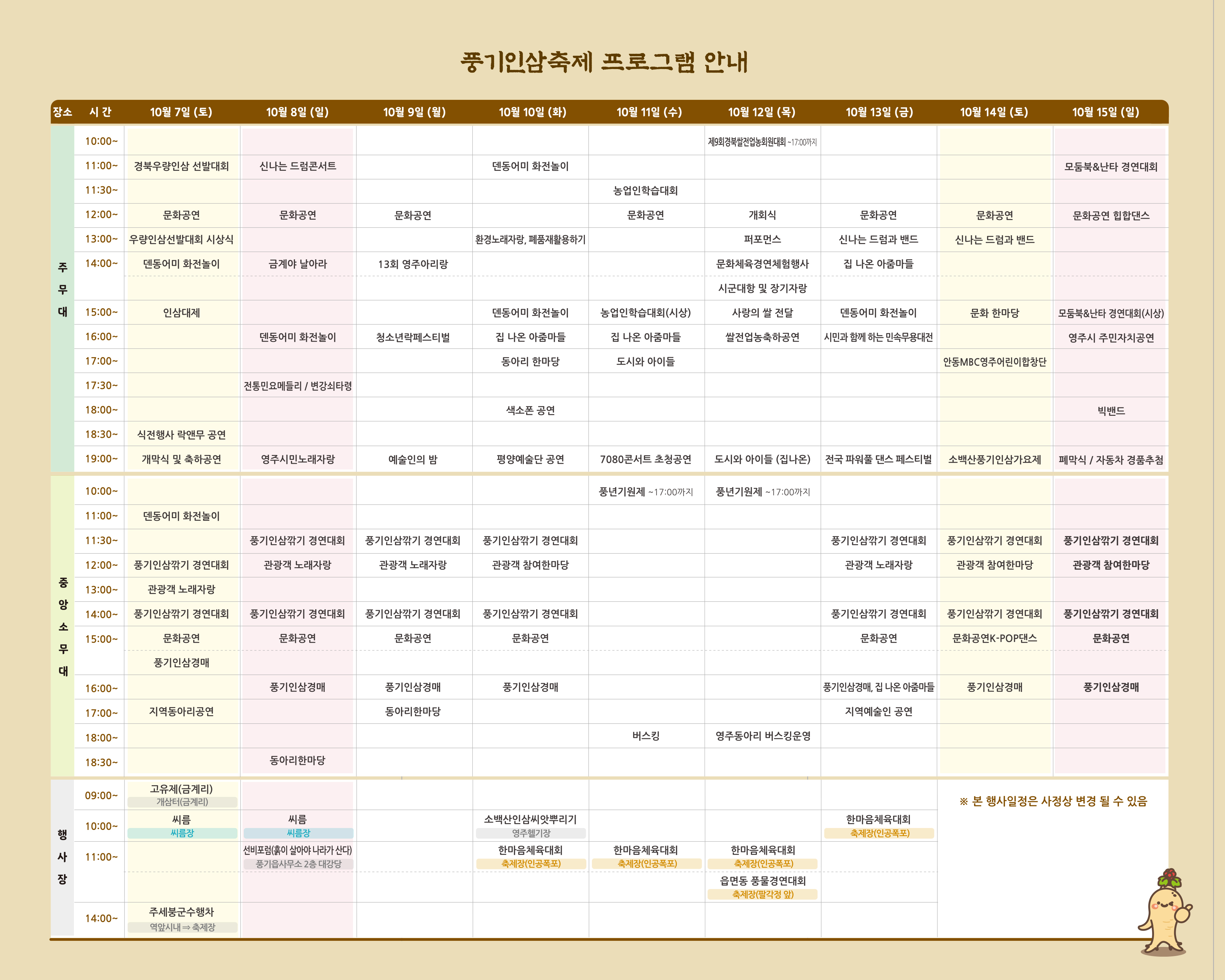 풍기인삼축제 2023: 코로나 이후의 희망과 즐거움을 찾아서