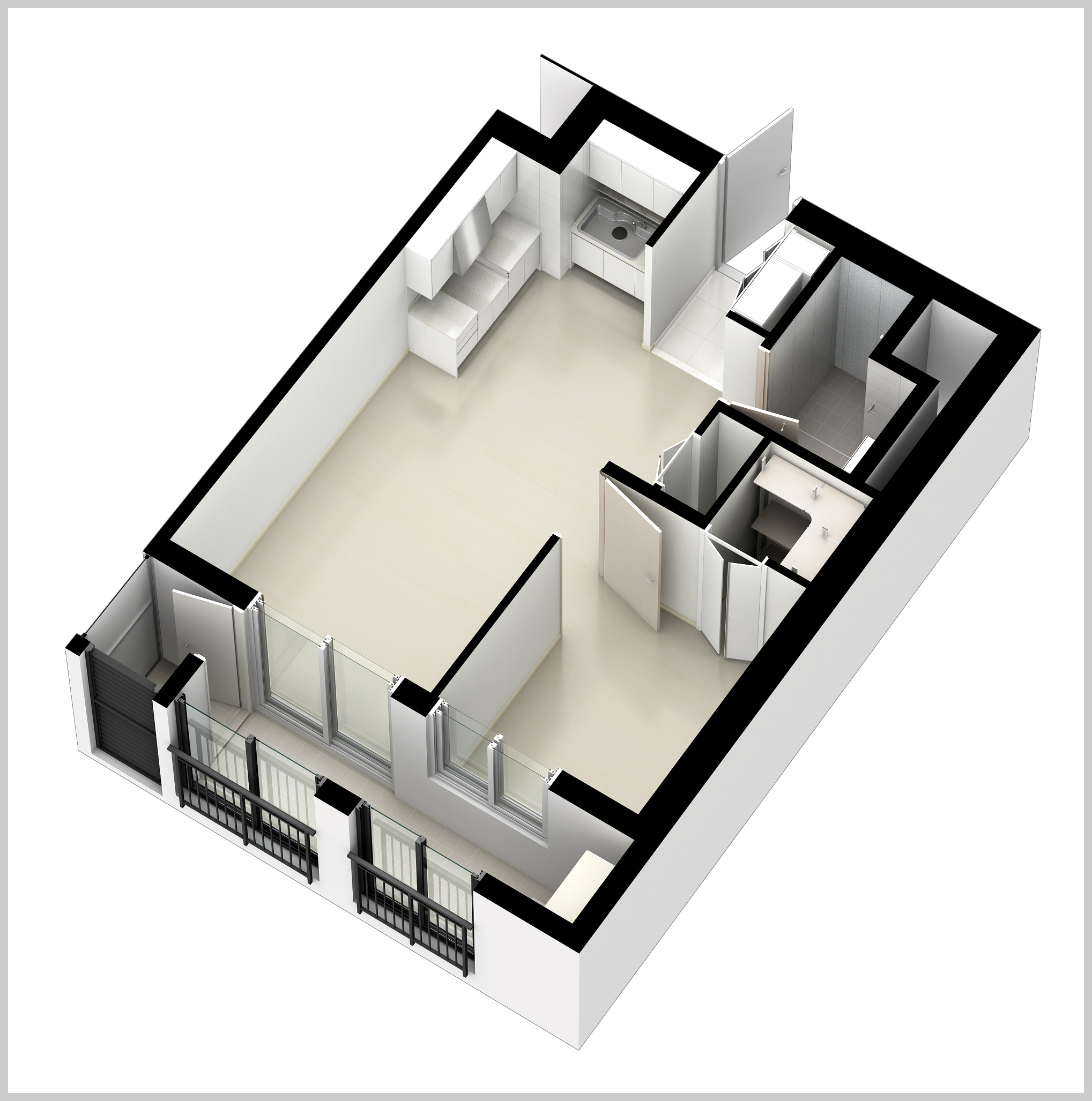 수서 행복주택 36B형 청년/신혼부부&middot;한부모가족 36B형 고령자 