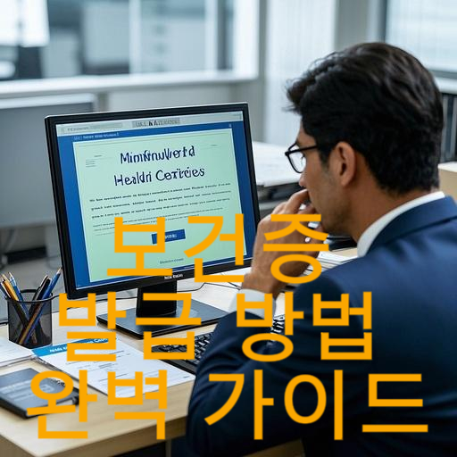 보건증 발급 방법 완벽 가이드