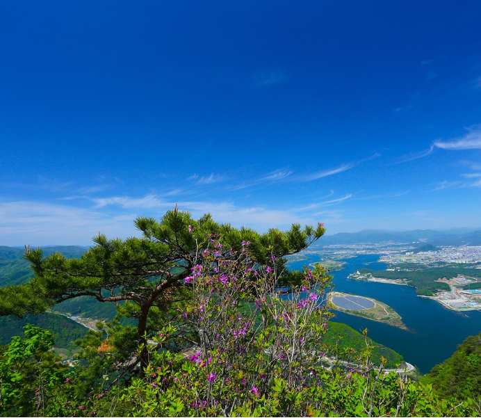 삼악산의 자연경관 사진