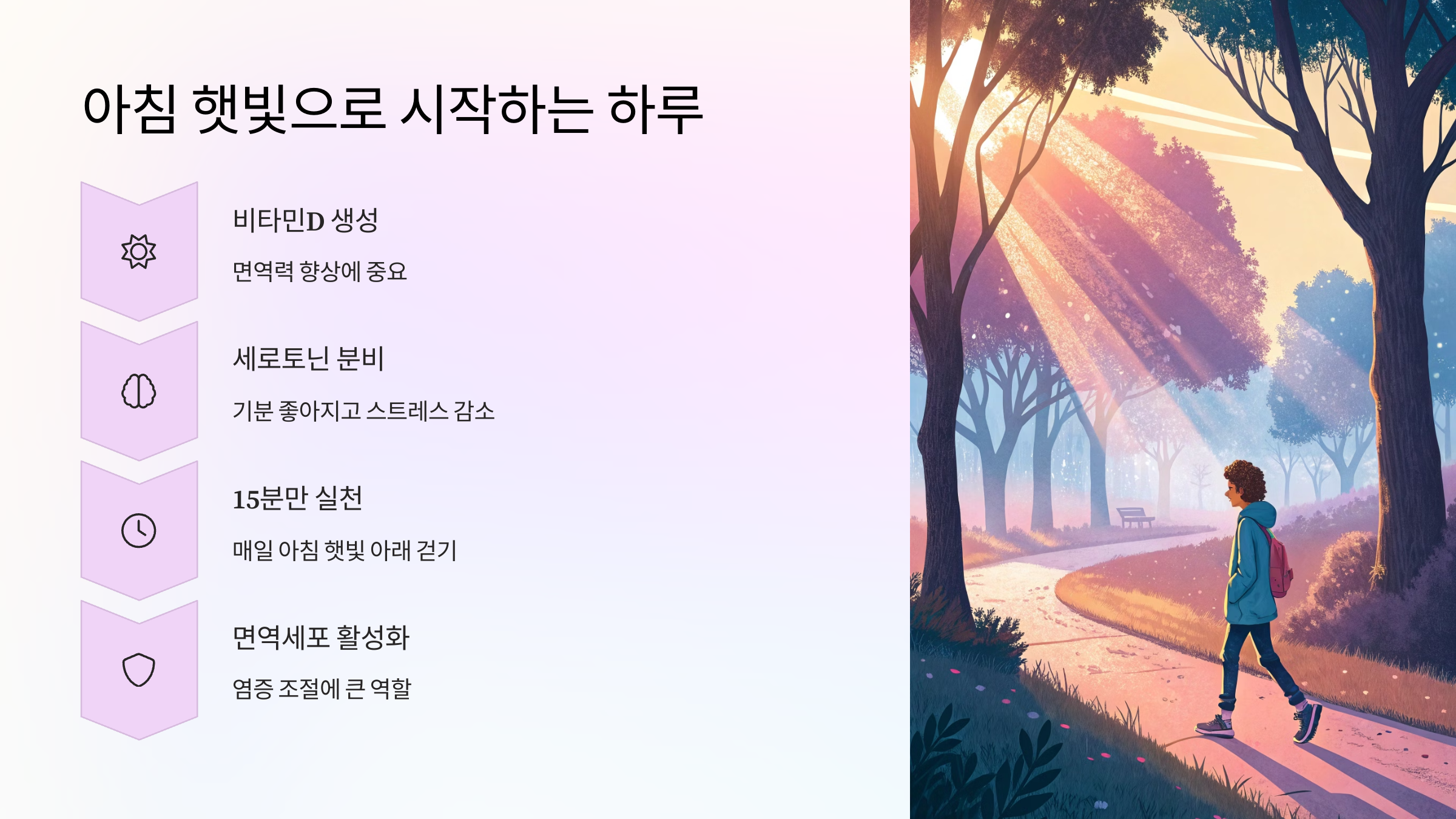 ☀️ 아침 햇빛으로 시작하는 하루