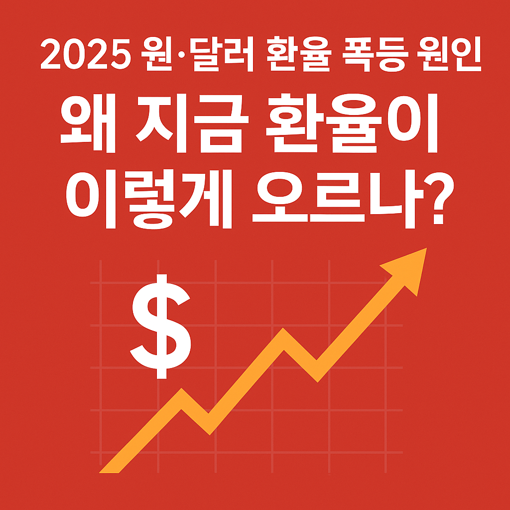 2025 원&middot;달러 환율 폭등 원인｜왜 지금 환율이 이렇게 오르나?
원화약세, 환율폭등, 2025환율전망, 달러강세, 환율이유, 한국경제전망, 생활물가상승, 해외결제수수료, 경제이슈, 원달러환율