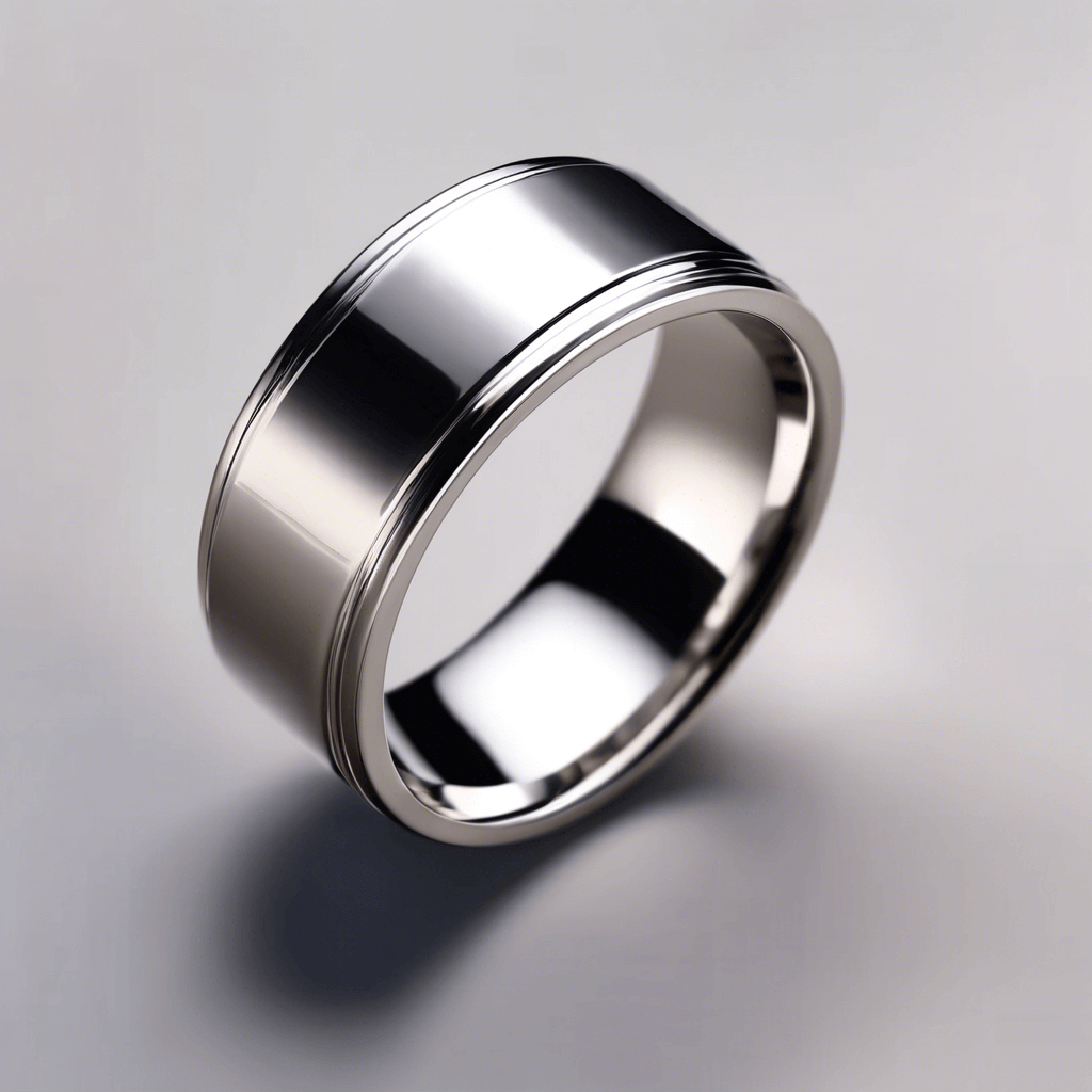 클래식 실버 밴드: 절제된 우아함