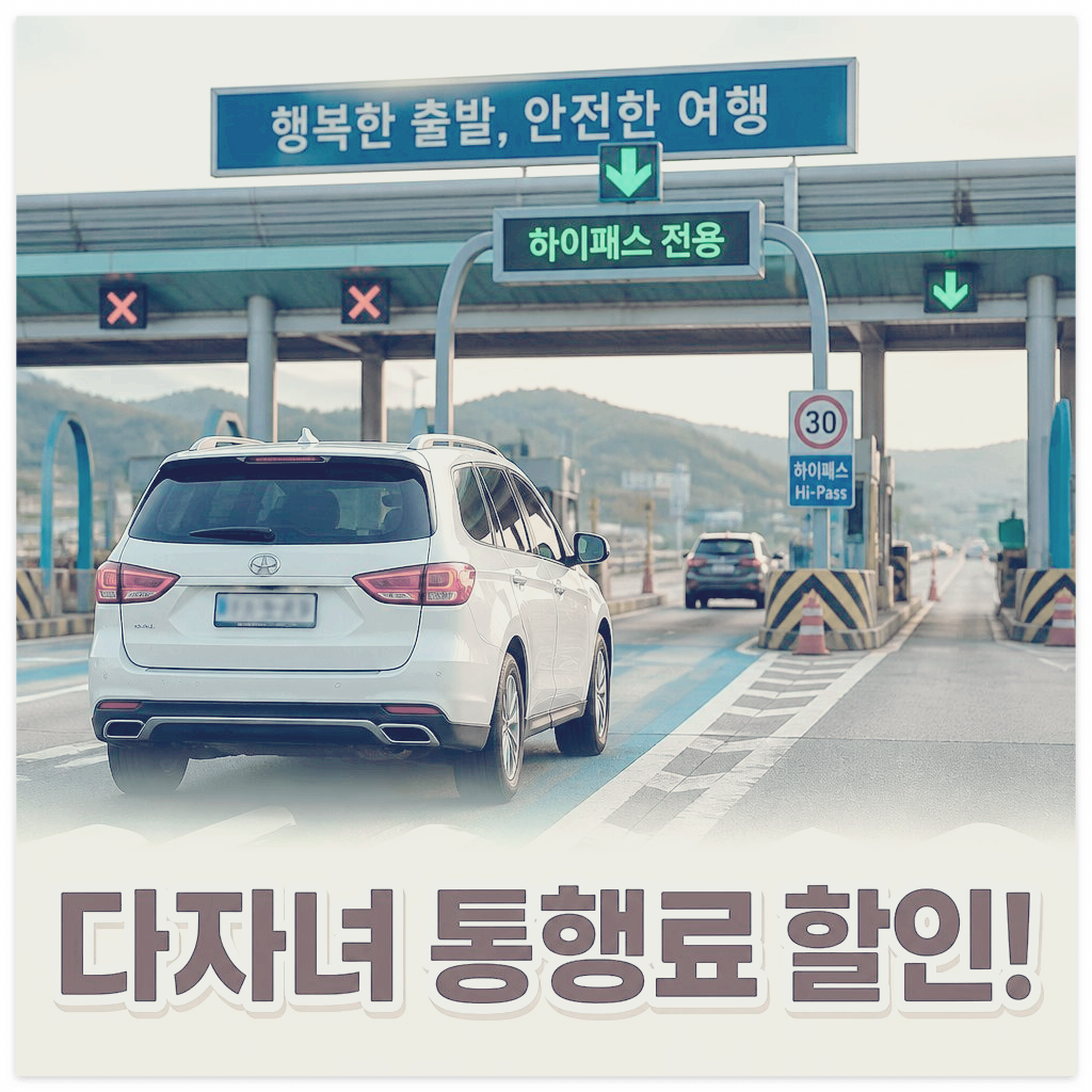 다자녀고속도로통행료활인