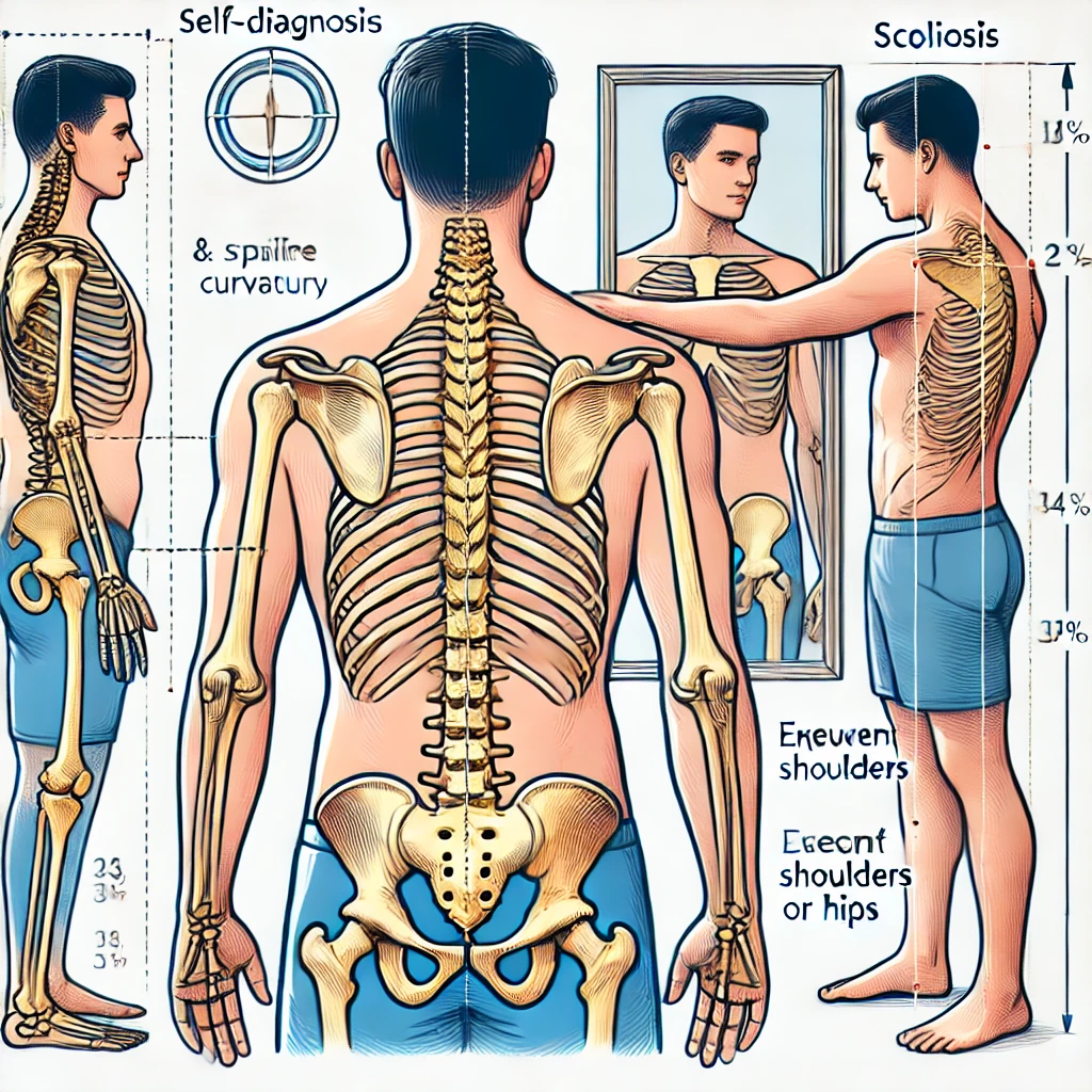 척추측만증 증상 및 자가 진단 방법