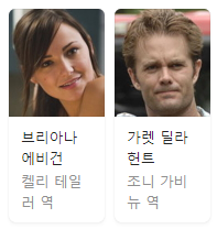 영화 버닝브라이트 출연 배우