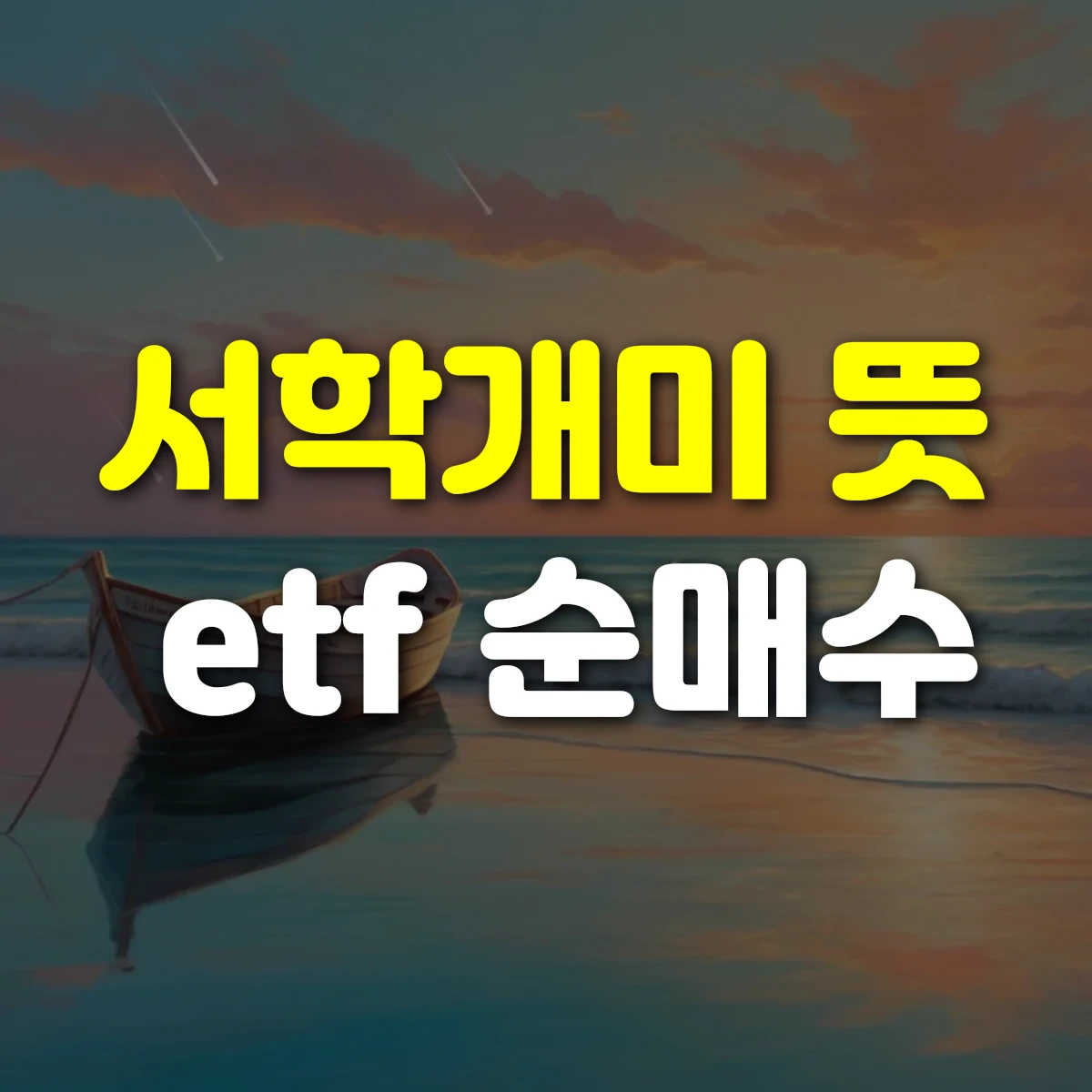 서학개미 뜻 etf 순매수