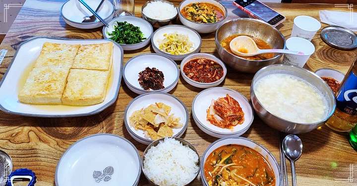 이만기 동네한바퀴 홍합 섭국 순두부 두부 구이 해장국 양양 소노호텔 솔비치 맛집 소개