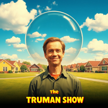 영화 트루먼쇼에 영감을 받은 이미지