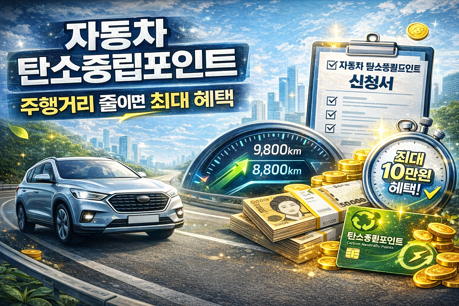 2026 자동차 탄소중립포인트 완벽 가이드