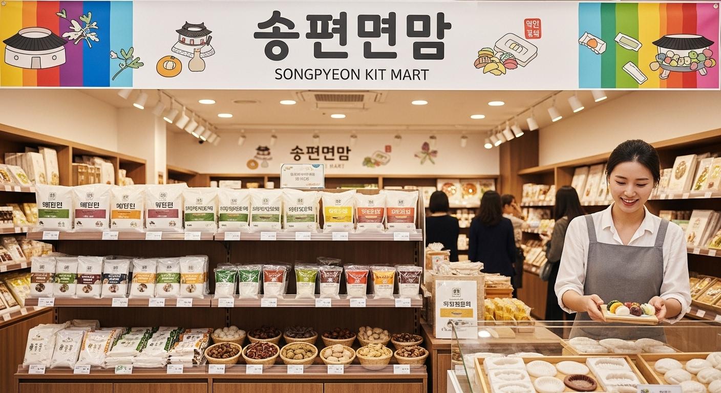 송편 키트 마트