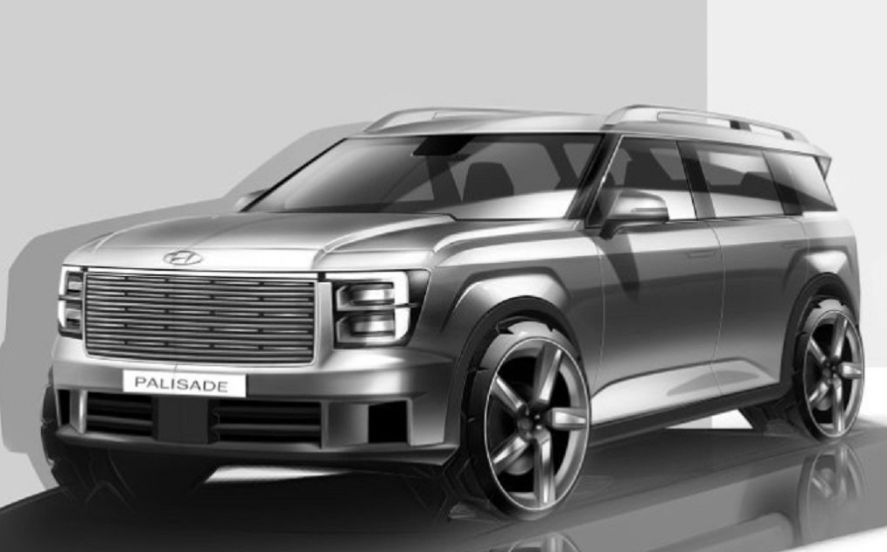 팰리세이드 풀체인지 예상도(출처:BIN)