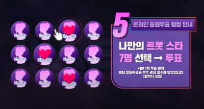 미스트롯3 투표하기 순서