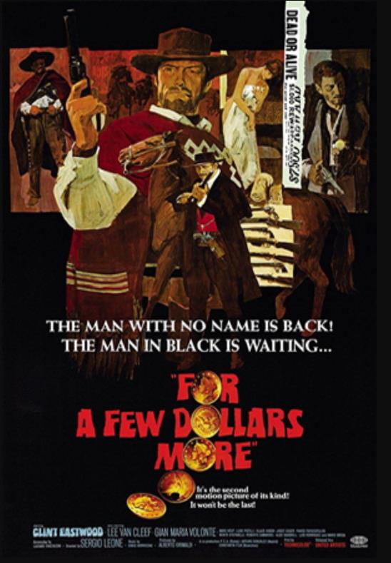 일요시네마 석양의 건맨 포스터