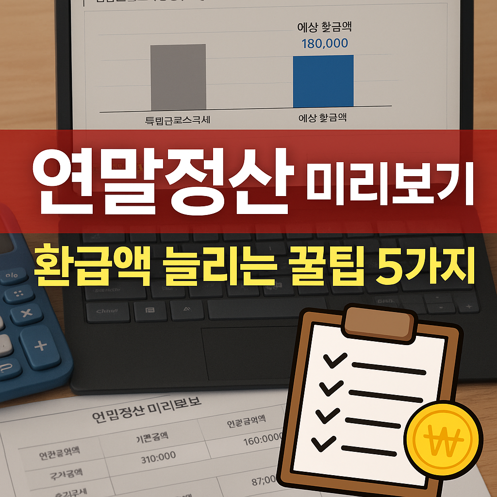 연말정산 미리보기 완벽 가이드