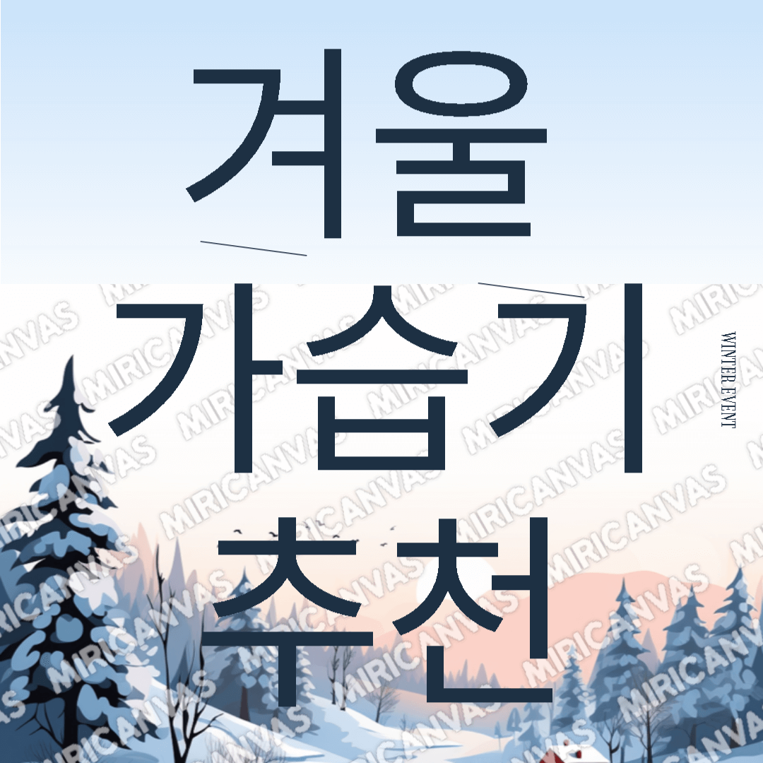 겨울 가습기 추천