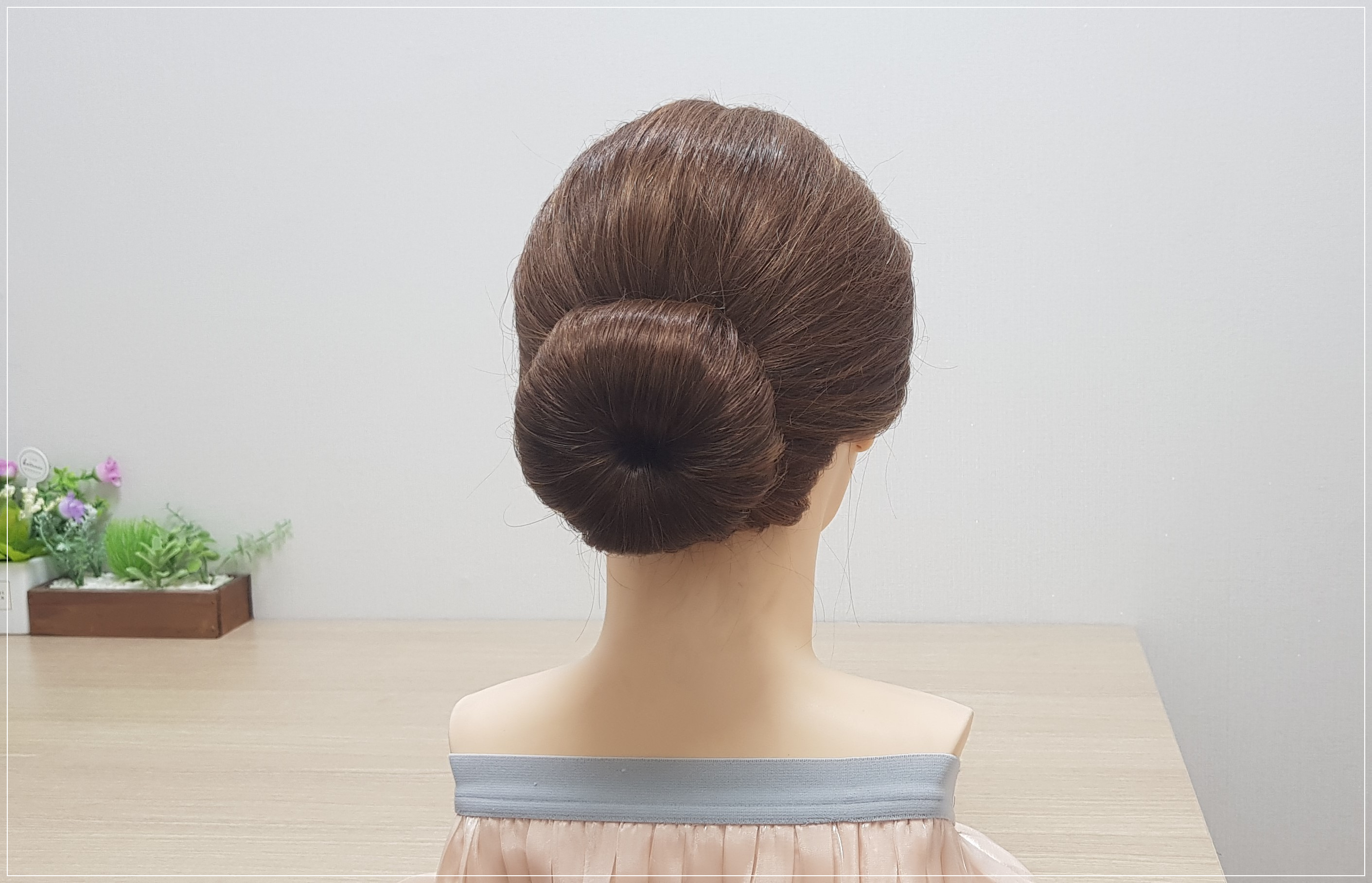 다운 번 업스타일