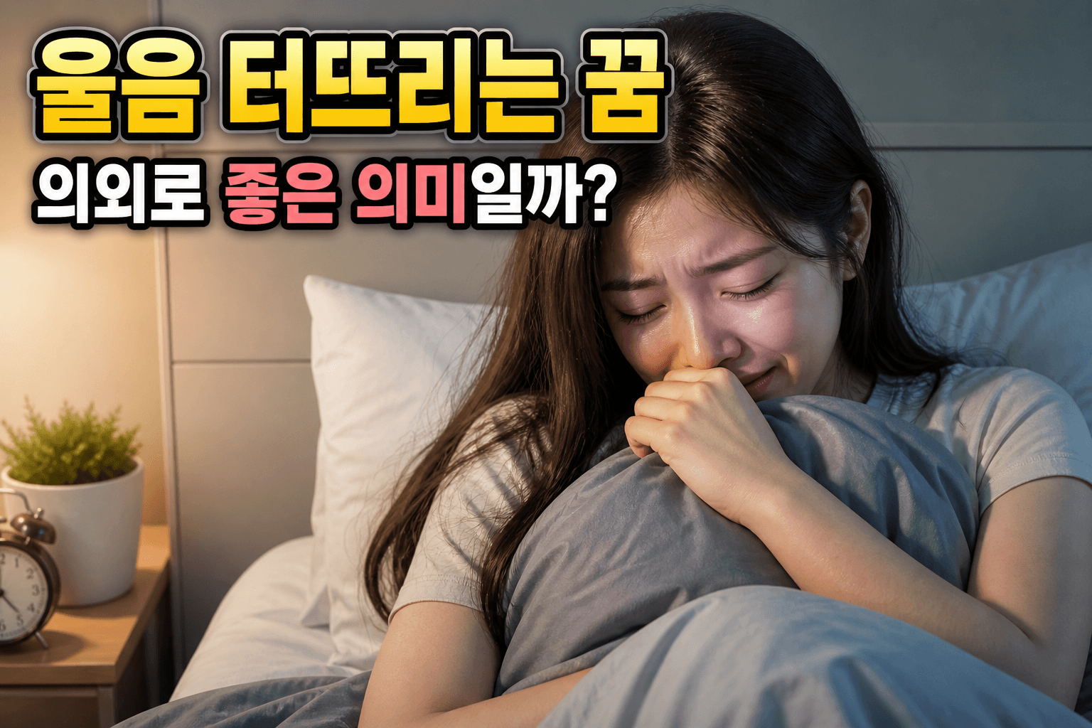 울음 터뜨리는 꿈 해몽 총정리｜눈물의 의미는 오히려 좋은 신호일까?