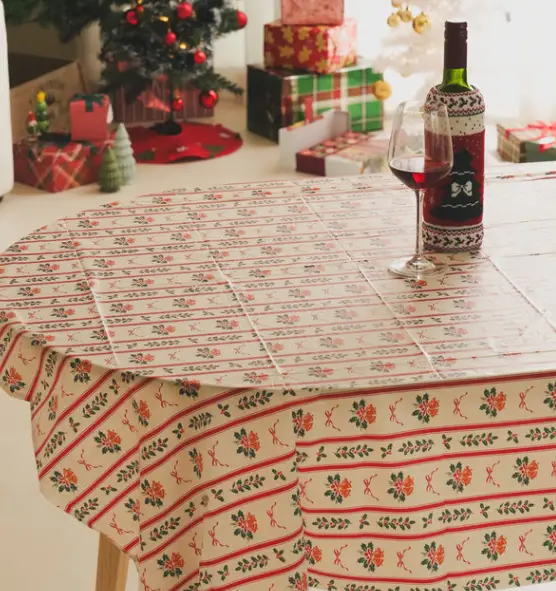 다이소-크리스마스-테이블-커버
